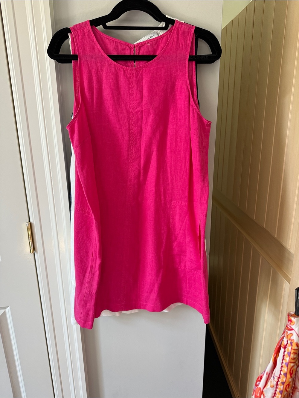 *Bundle* Michael Stars Hot Pink: Navy and white Sleeveless Shift Dress